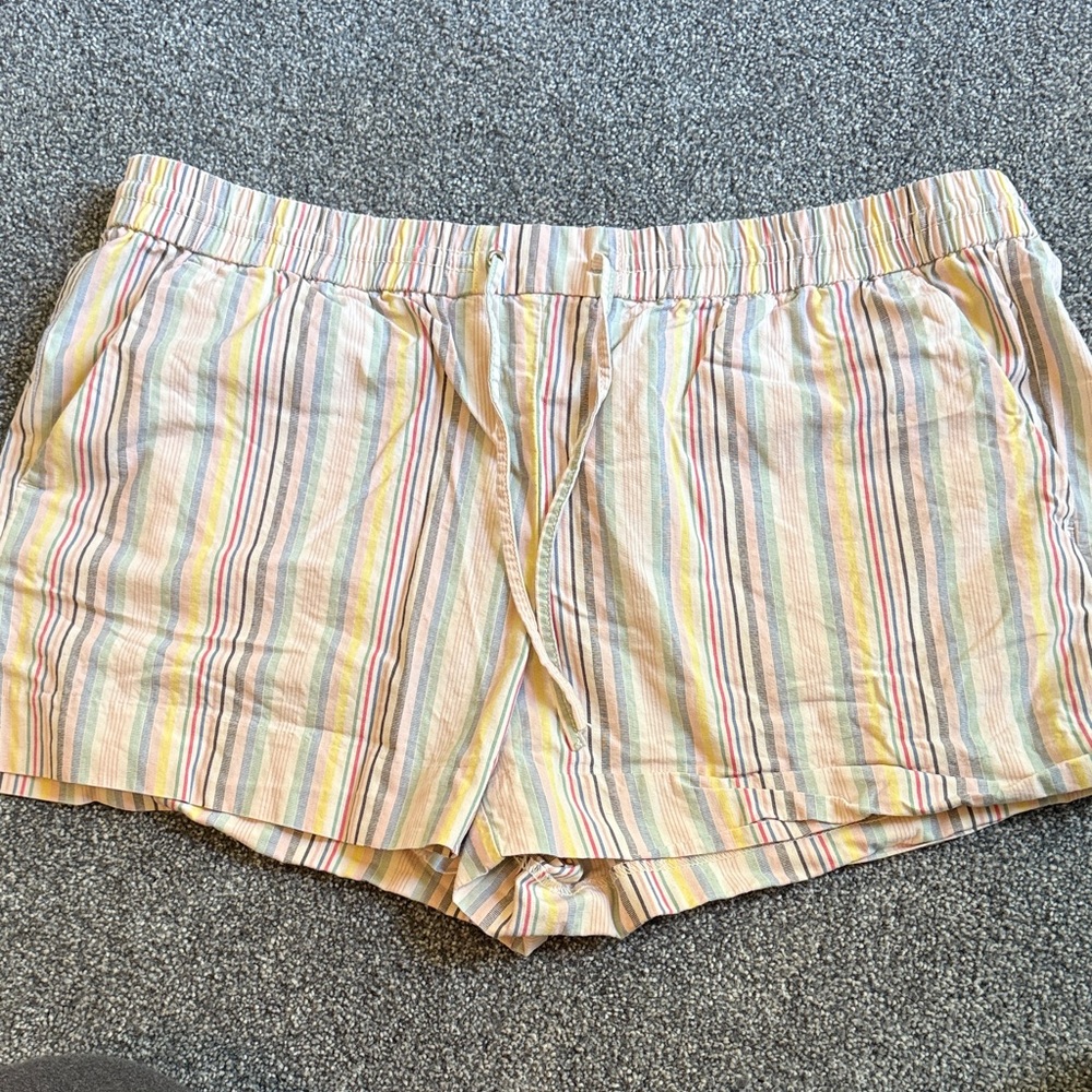 LOFT Multicolor Striped Women's Shorts
